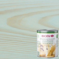 Масло с твердым воском для дерева Biofa 2044 цвет 2006 Лазуревый 0,125 л
