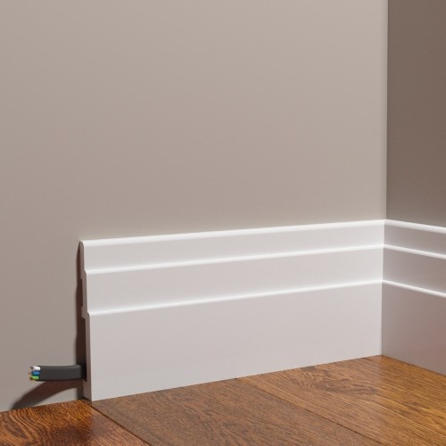 Плинтус под покраску Decor-Dizayn Грани DD705 2000×120×18 Плинтус под покраску Decor-Dizayn Грани DD705 2000×120×18