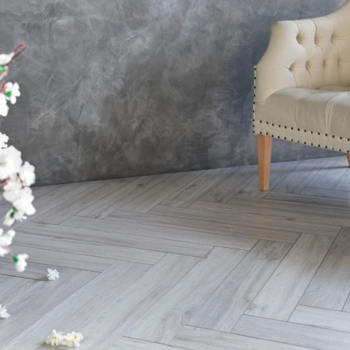 Кварцвиниловый SPC ламинат Aquafloor Parquet Plus AF6011PQ венгерская елка 720×120×7