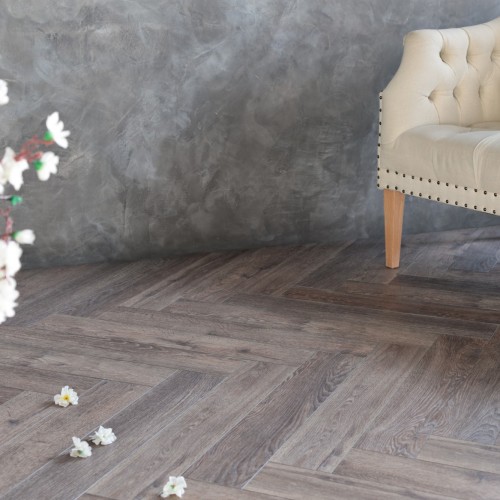 Кварцвиниловый SPC ламинат Aquafloor Parquet Plus AF6014PQ венгерская елка 720×120×7