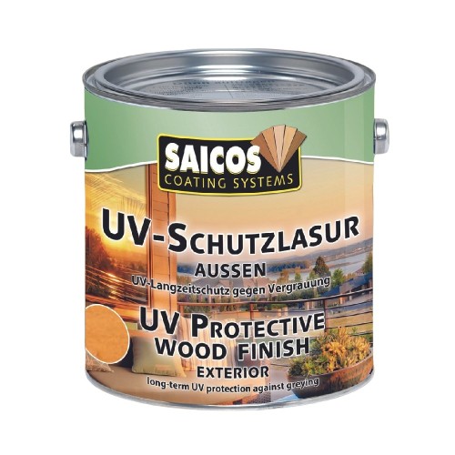Лазурь для дерева Saicos UV-Schutzlasur Aussen цвет 1111 Сосна 2,5 л