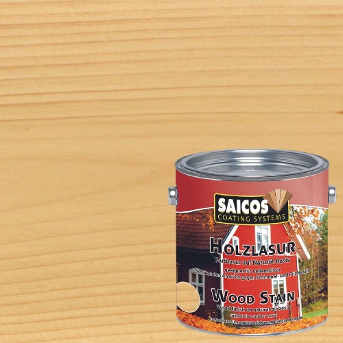 Лазурь для дерева Saicos Holzlasur 0001 Бесцветная 0,125 л Лазурь для дерева Saicos Holzlasur 0001 Бесцветная 0,125 л