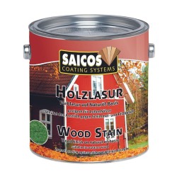 Лазурь для дерева Saicos Holzlasur цвет 0060 Зеленая ель 0,125 л