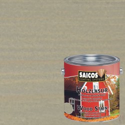 Лазурь для дерева Saicos Holzlasur цвет 0071 Серые скалы 0,125 л