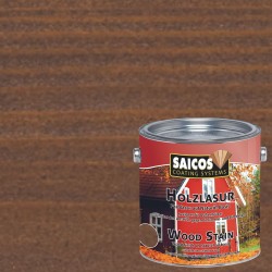 Лазурь для дерева Saicos Holzlasur цвет 0081 Орех 0,125 л