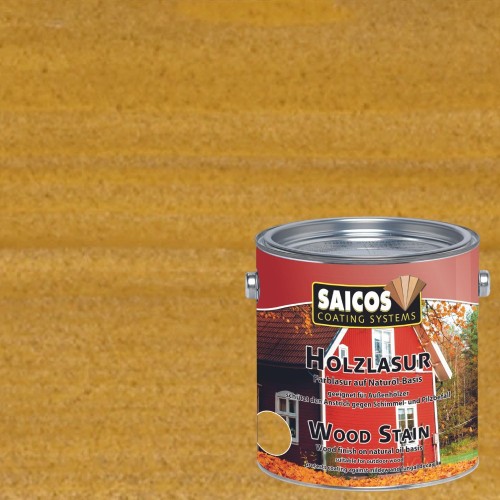Лазурь для дерева Saicos Holzlasur цвет 0086 Дуб 0,125 л Лазурь для дерева Saicos Holzlasur цвет 0086 Дуб 0,125 л