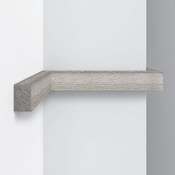 Рейка декоративная Decomaster Eco Line D048-77 Дуб капучино 2900×30×20