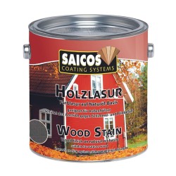Лазурь для дерева Saicos Holzlasur цвет 0092 Антрацит 0,125 л