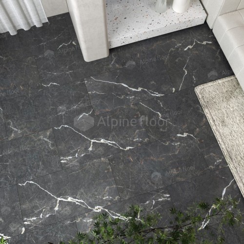 Виниловый пол Alpine Floor замковый Stone Mineral Core Гермес ECO 4-28 609,6×304,8×4 фото в интерьере