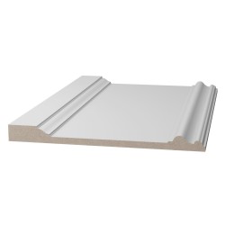 Плинтус крашеный Ultrawood белый Base 5800 p 2000×230×20