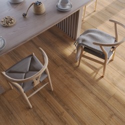 Ламинат Egger Pro Large 8/33 Aqua+ Дуб Шерман коньяк коричневый EPL184 1292×246×8