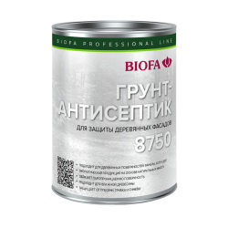 Грунт-антисептик для древесины Biofa 8750 0,4 л