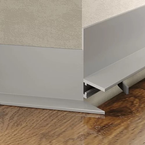 Микроплинтус алюминиевый Laconistiq MICRO L 17-100-245 без покрытия 2450×25,8×16,2