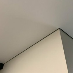 Профиль теневой алюминиевый Modern Decor анодированный черный 2000×38,8×48,7