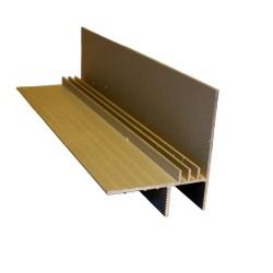 Профиль теневой алюминиевый Modern Decor анодированный золото 2000×38,8×48,7
