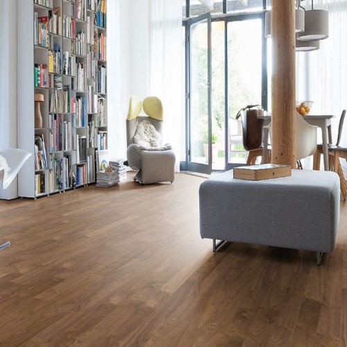Инженерная доска HM Flooring Орех американский селект 400-1200×125×12 Инженерная доска HM Flooring Орех американский селект 400-1200×125×12