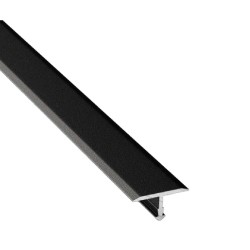 Порожек алюминиевый Modern Decor черный матовый 3000×14×9,1 мм
