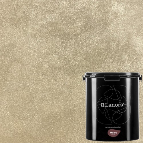 Краска декоративная Lanors Monro Silver цвет MS_003 3 кг