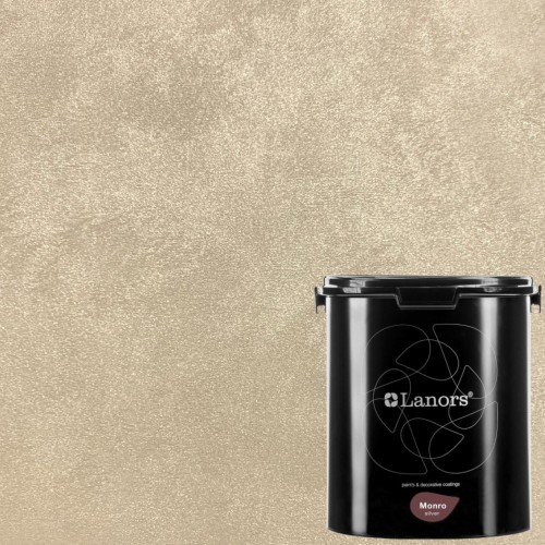 Краска декоративная Lanors Monro Silver цвет MS_005 3 кг