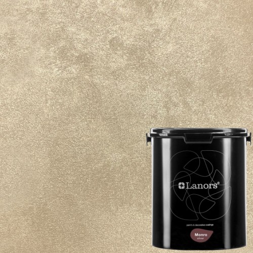 Краска декоративная Lanors Monro Silver цвет MS_006 3 кг