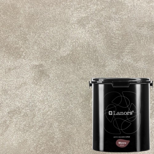 Краска декоративная Lanors Monro Silver цвет MS_011 3 кг