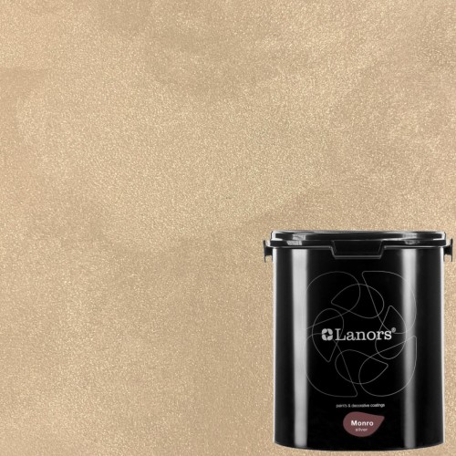 Краска декоративная Lanors Monro Silver цвет MS_013 3 кг