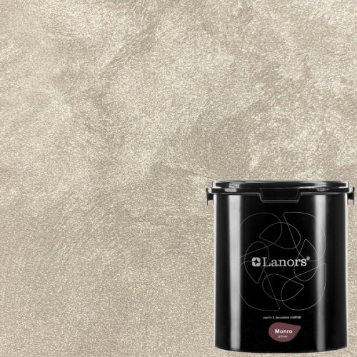 Краска декоративная Lanors Monro Silver цвет MS_014 3 кг