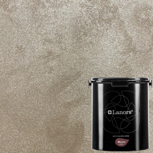 Краска декоративная Lanors Monro Silver цвет MS_016 3 кг