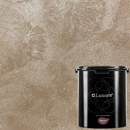 Краска декоративная Lanors Monro Silver цвет MS_020 3 кг