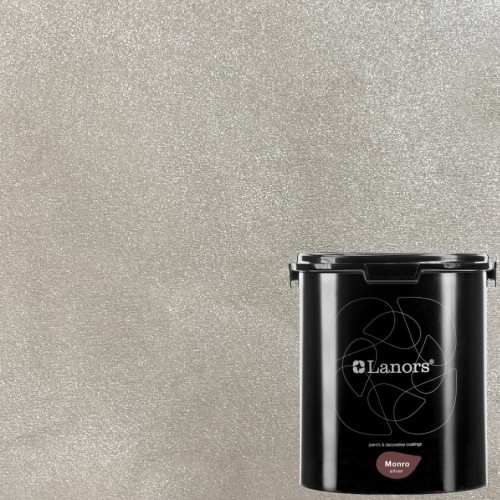Краска декоративная Lanors Monro Silver цвет MS_021 3 кг