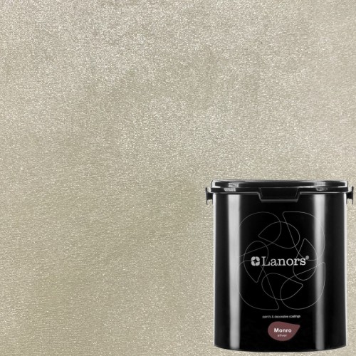 Краска декоративная Lanors Monro Silver цвет MS_025 3 кг