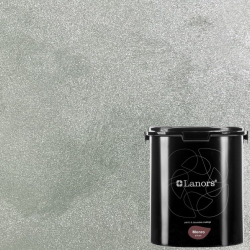 Краска декоративная Lanors Monro Silver цвет MS_027 3 кг