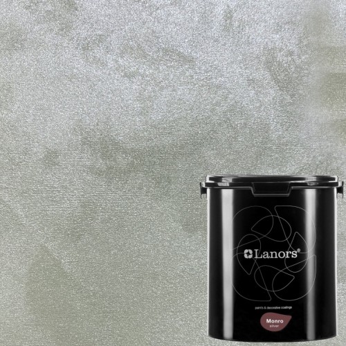 Краска декоративная Lanors Monro Silver цвет MS_031 3 кг