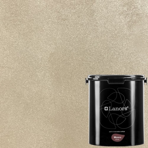 Краска декоративная Lanors Monro Silver цвет MS_041 3 кг