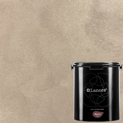 Краска декоративная Lanors Monro Silver цвет MS_049 3 кг
