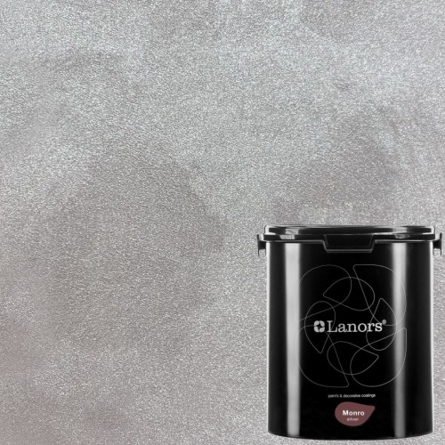Краска декоративная Lanors Monro Silver цвет MS_050 3 кг