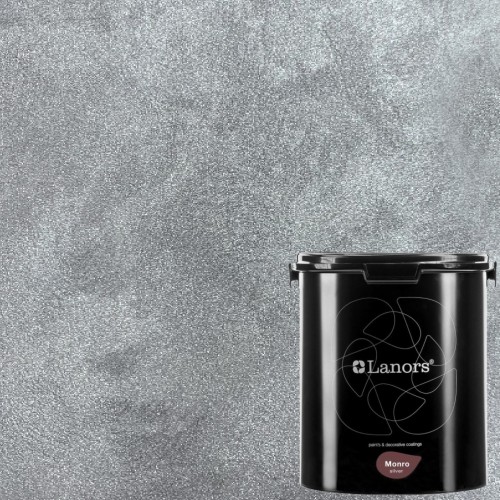 Краска декоративная Lanors Monro Silver цвет MS_055 3 кг