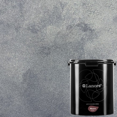 Краска декоративная Lanors Monro Silver цвет MS_059 3 кг