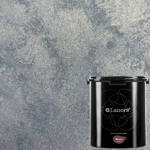 Краска декоративная Lanors Monro Silver цвет MS_060 3 кг