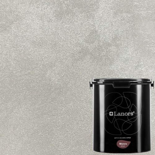 Краска декоративная Lanors Monro Silver цвет MS_065 3 кг