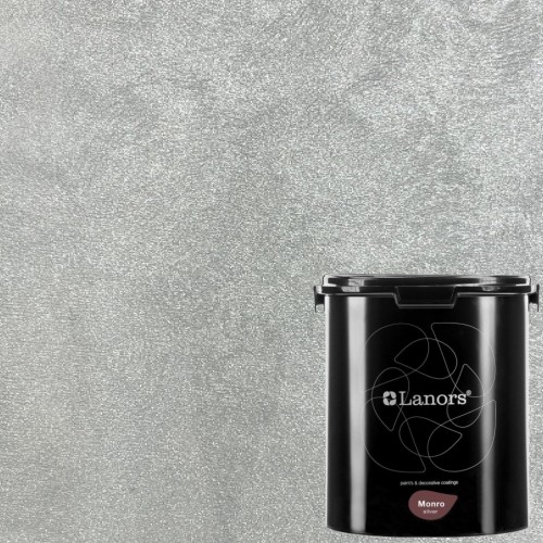 Краска декоративная Lanors Monro Silver цвет MS_066 3 кг