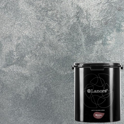 Краска декоративная Lanors Monro Silver цвет MS_067 3 кг