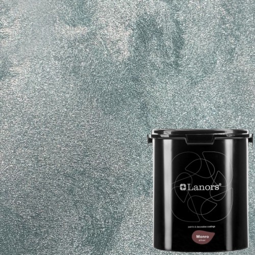 Краска декоративная Lanors Monro Silver цвет MS_068 3 кг