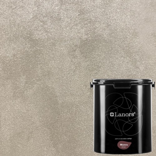Краска декоративная Lanors Monro Silver цвет MS_069 3 кг