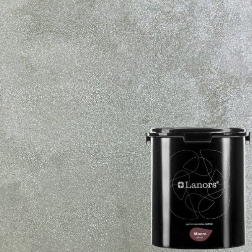 Краска декоративная Lanors Monro Silver цвет MS_071 3 кг