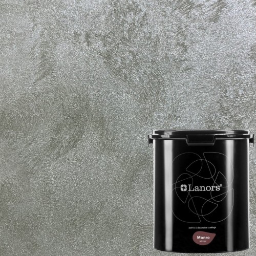 Краска декоративная Lanors Monro Silver цвет MS_072 3 кг