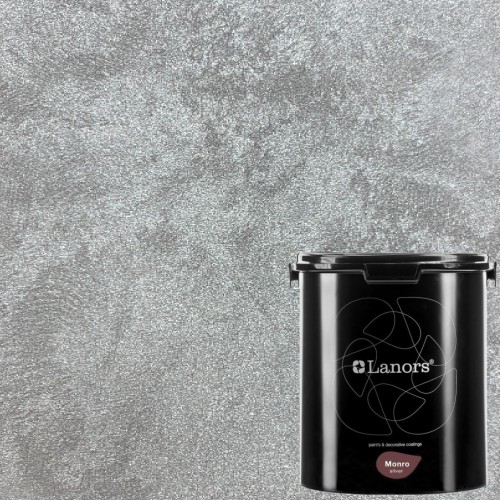 Краска декоративная Lanors Monro Silver цвет MS_075 3 кг