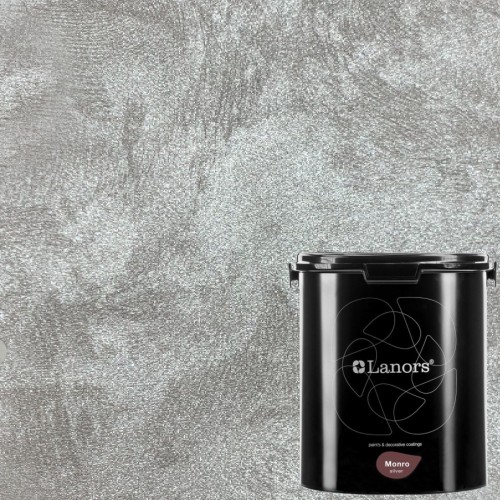 Краска декоративная Lanors Monro Silver цвет MS_076 3 кг