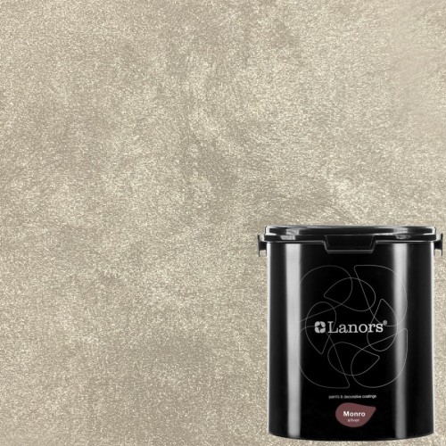 Краска декоративная Lanors Monro Silver цвет MS_077 3 кг