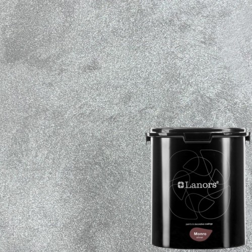Краска декоративная Lanors Monro Silver цвет MS_079 3 кг